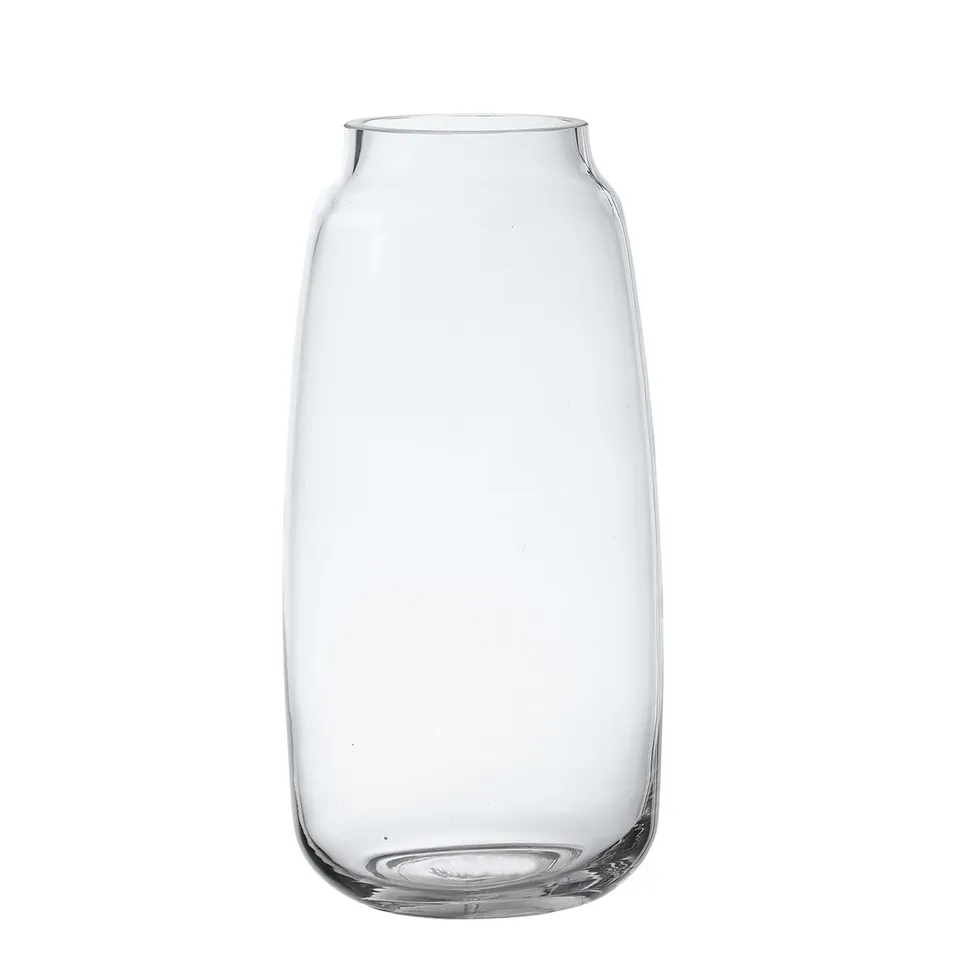 Sia Home Vase Allongé vase verre transparent 32 cm