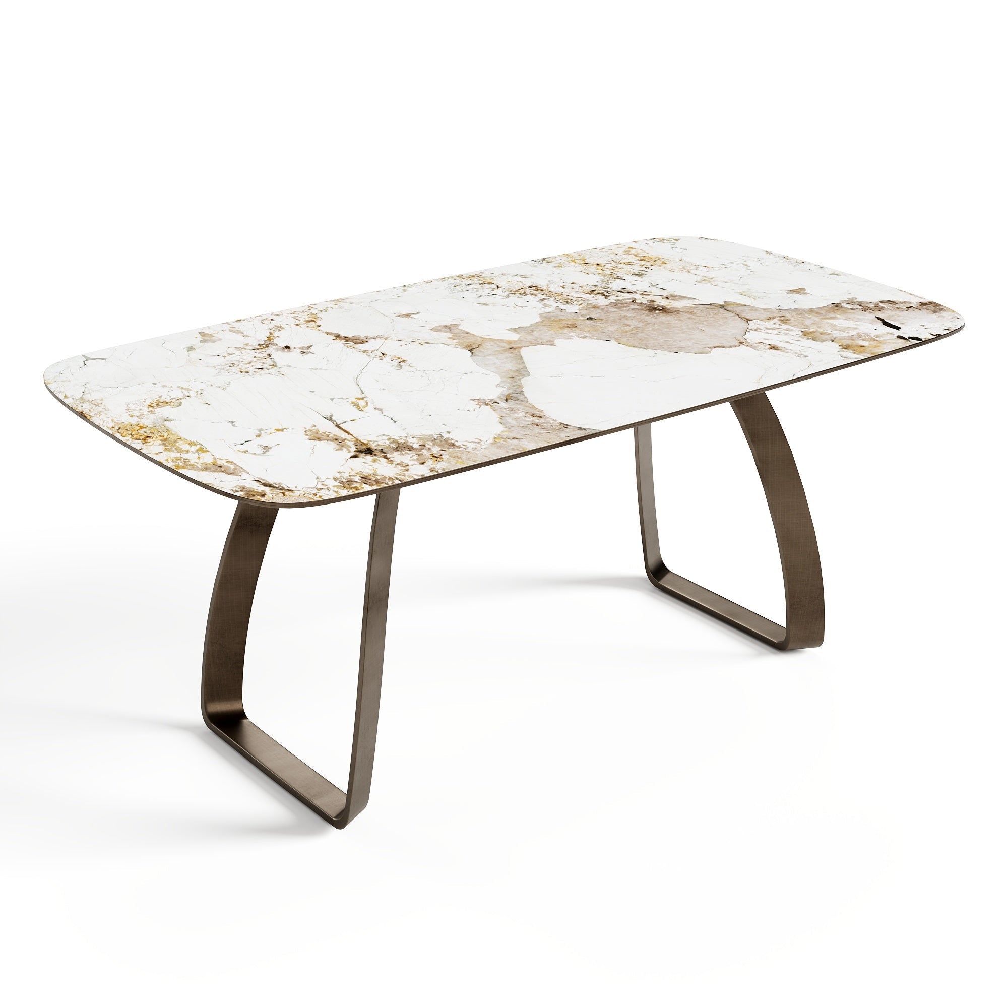 Sia Home Dahlia table à manger extensible céramique