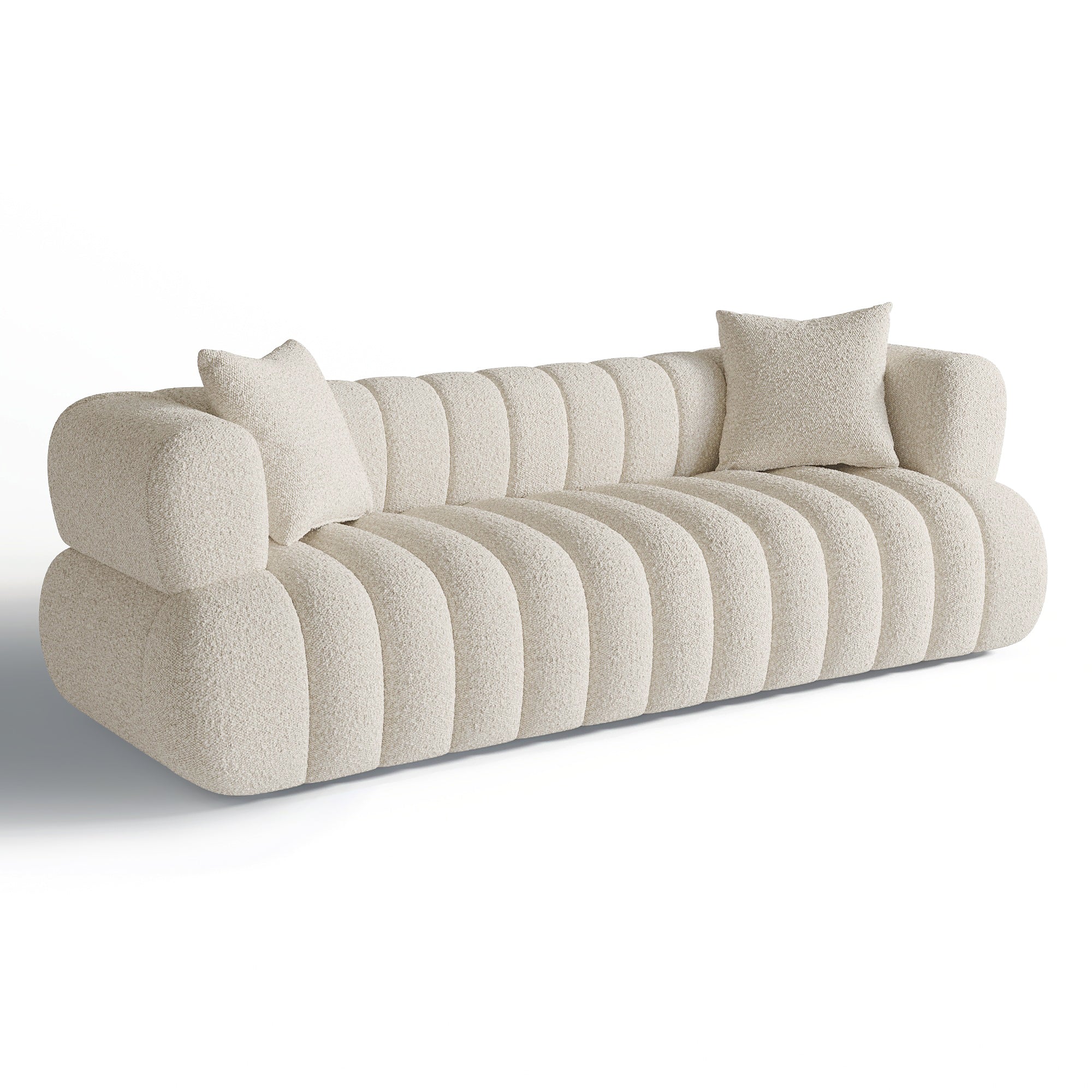 Sia Home Canapé Ross canapé 3 places crème