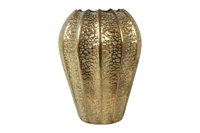 Feuillazur Rungis Axel Vase doré 28x28x40cm