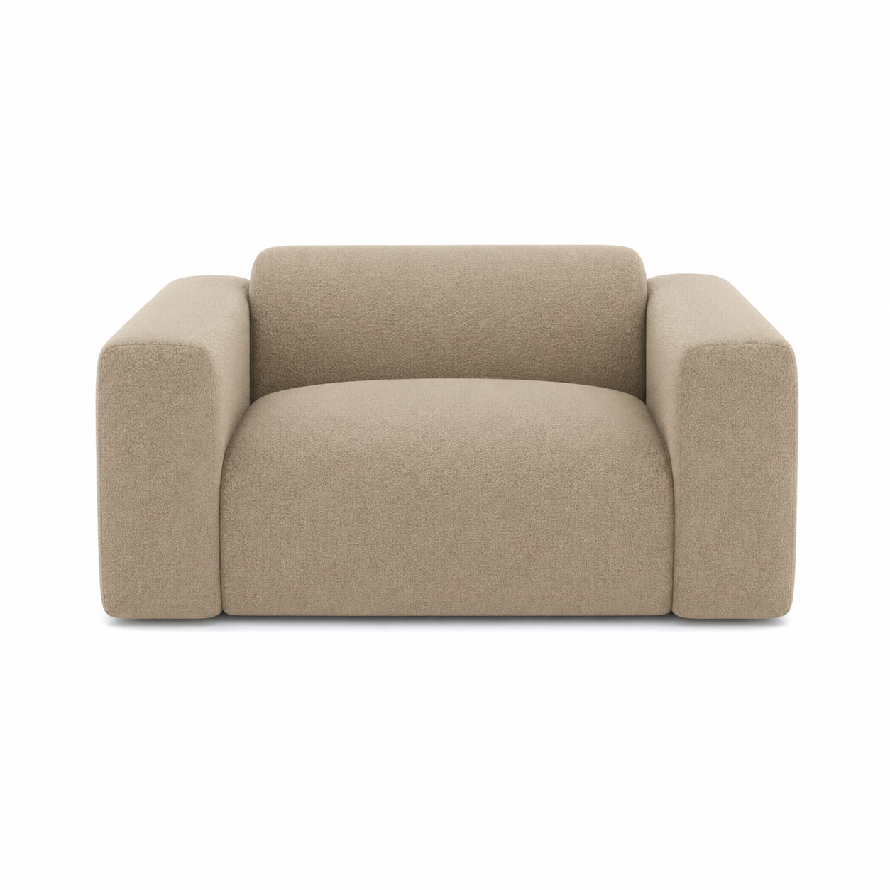 Sia Home Myra fauteuil crème assise généreuse tissu