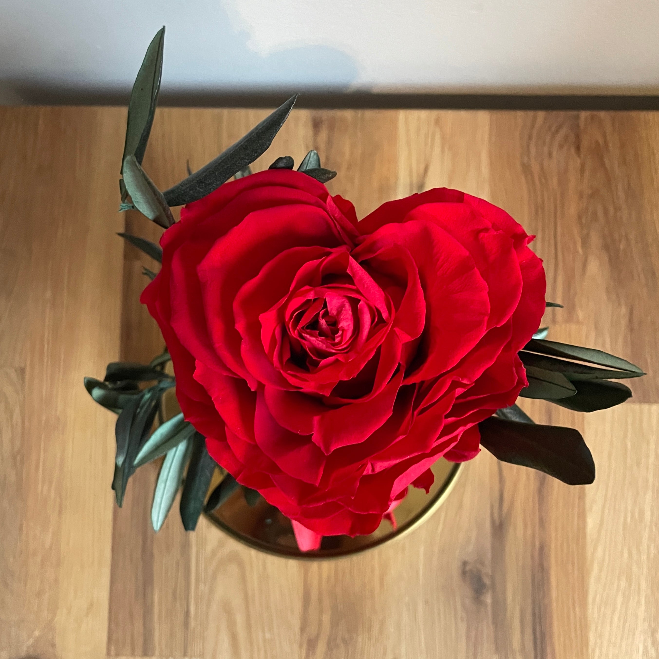 Ateliers Ouchamp Cloches Valentin Haüy rose cœur 15 cm