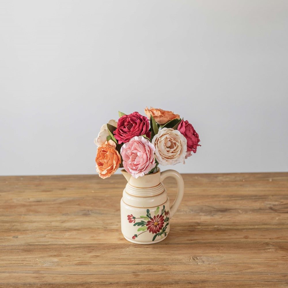 Flowrette Camelia bouquet fleurs en papier pour mariée