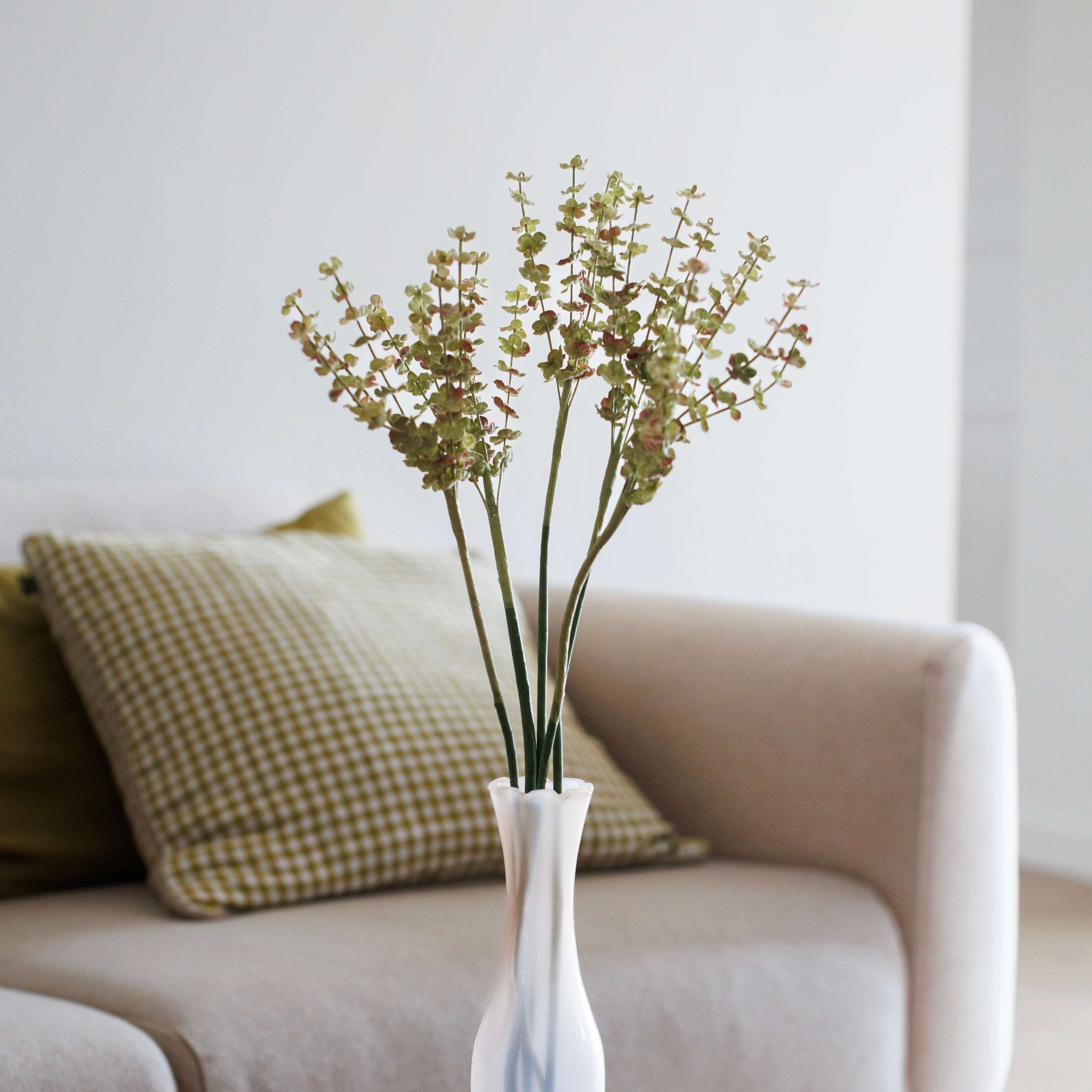 Flowrette Fleurs en papier Brins d'astilbe vert fleur x1 verdure