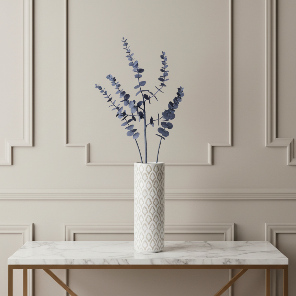 Sia Home Eucalyptus feuillage artificiel bleu 73 cm