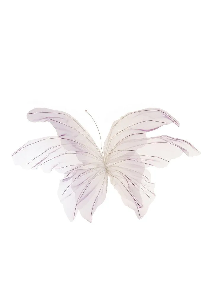 Feuillazur Rungis Papillon en nylon violet déco printemps