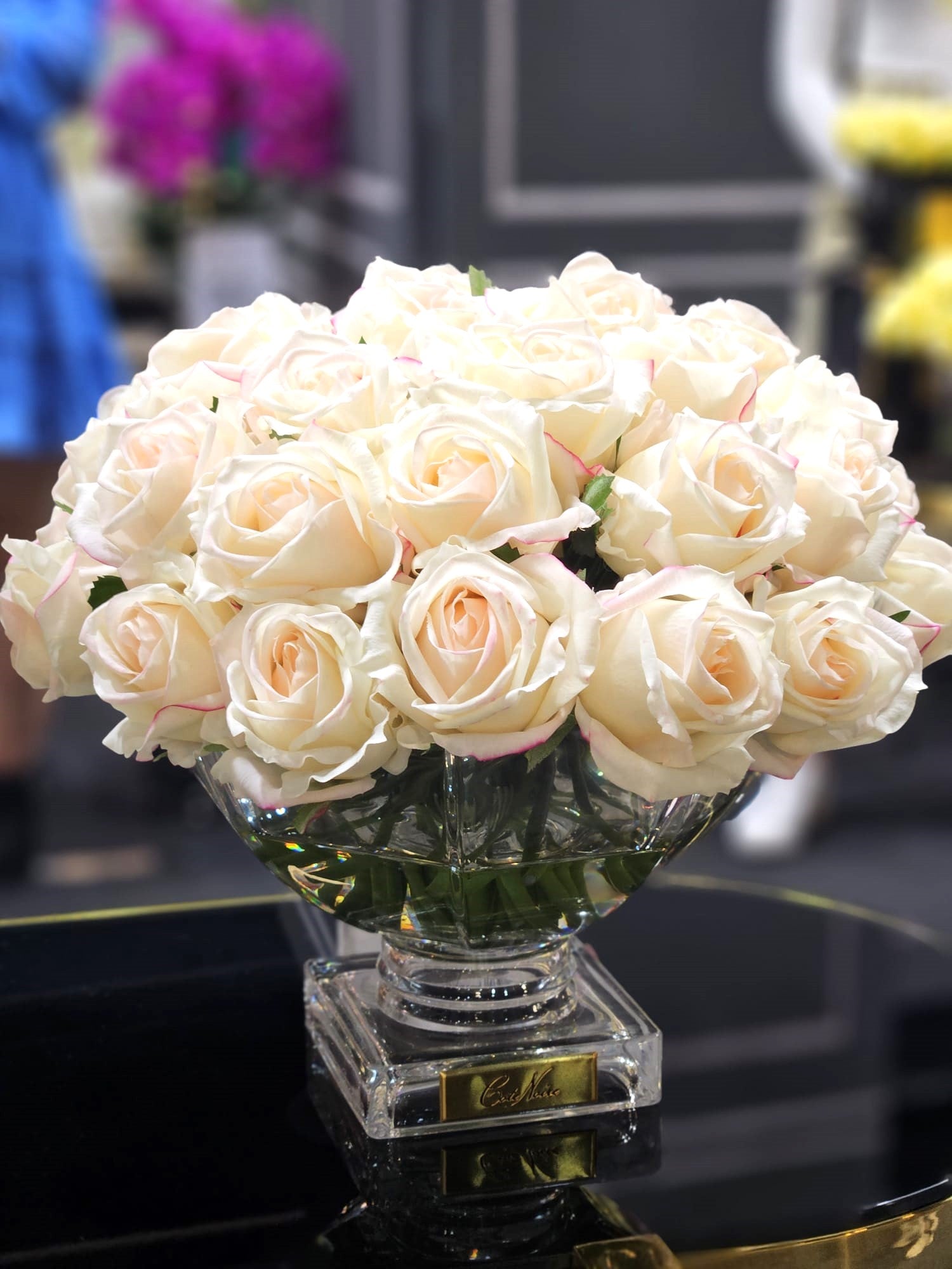 Côte Noire Centrepiece CPRB02 bouquet parfumé blush buds gold rose