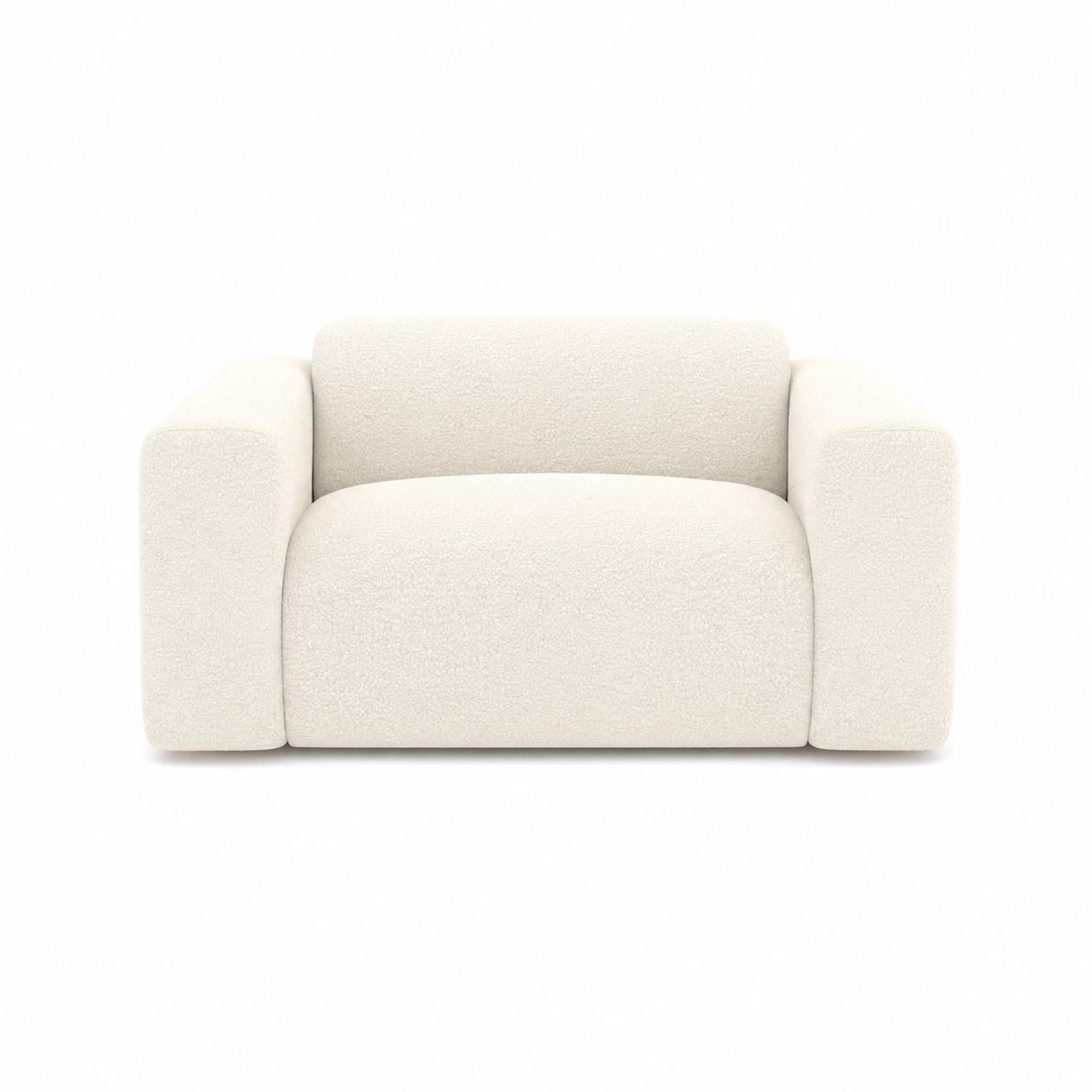 Sia Home Myra fauteuil crème assise généreuse tissu