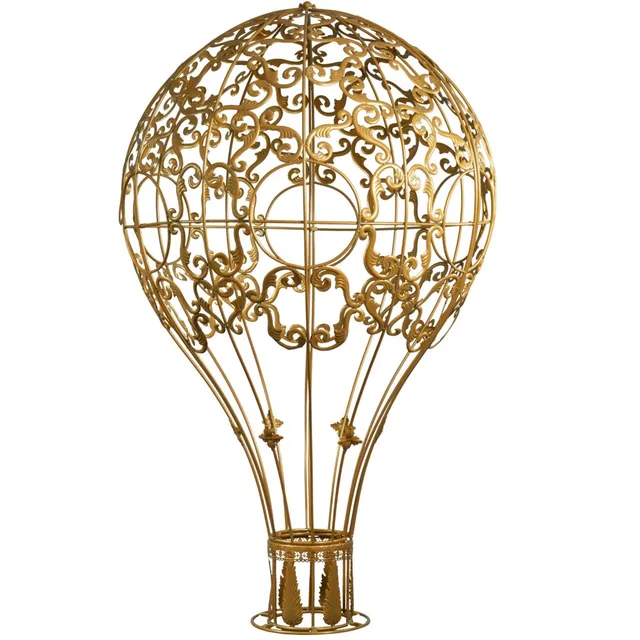 Feuillazur Rungis Structures Montgolfière décorative doré 190 cm