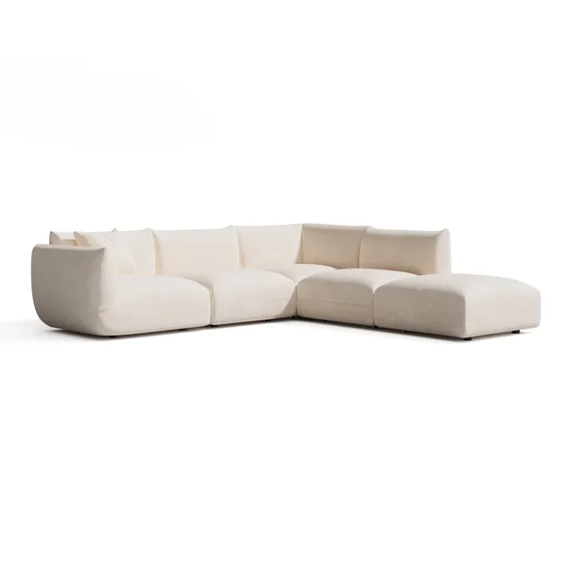 Sia Home Nooma canapé modulable 7 places crème