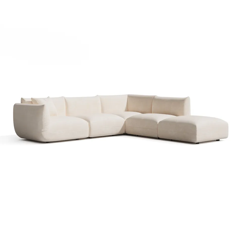 Sia Home Nooma canapé modulable 7 places crème