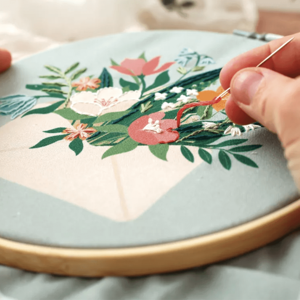 Flowrette Kit broderie bouquet 20cm débutant