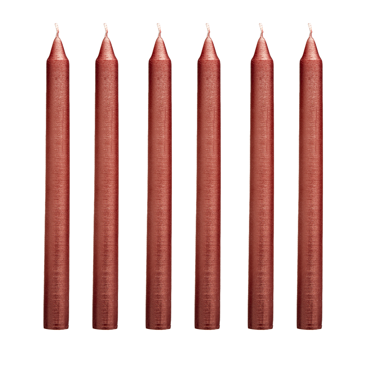Sia Home Stripes bougie chandelier 25 cm marron lot 6