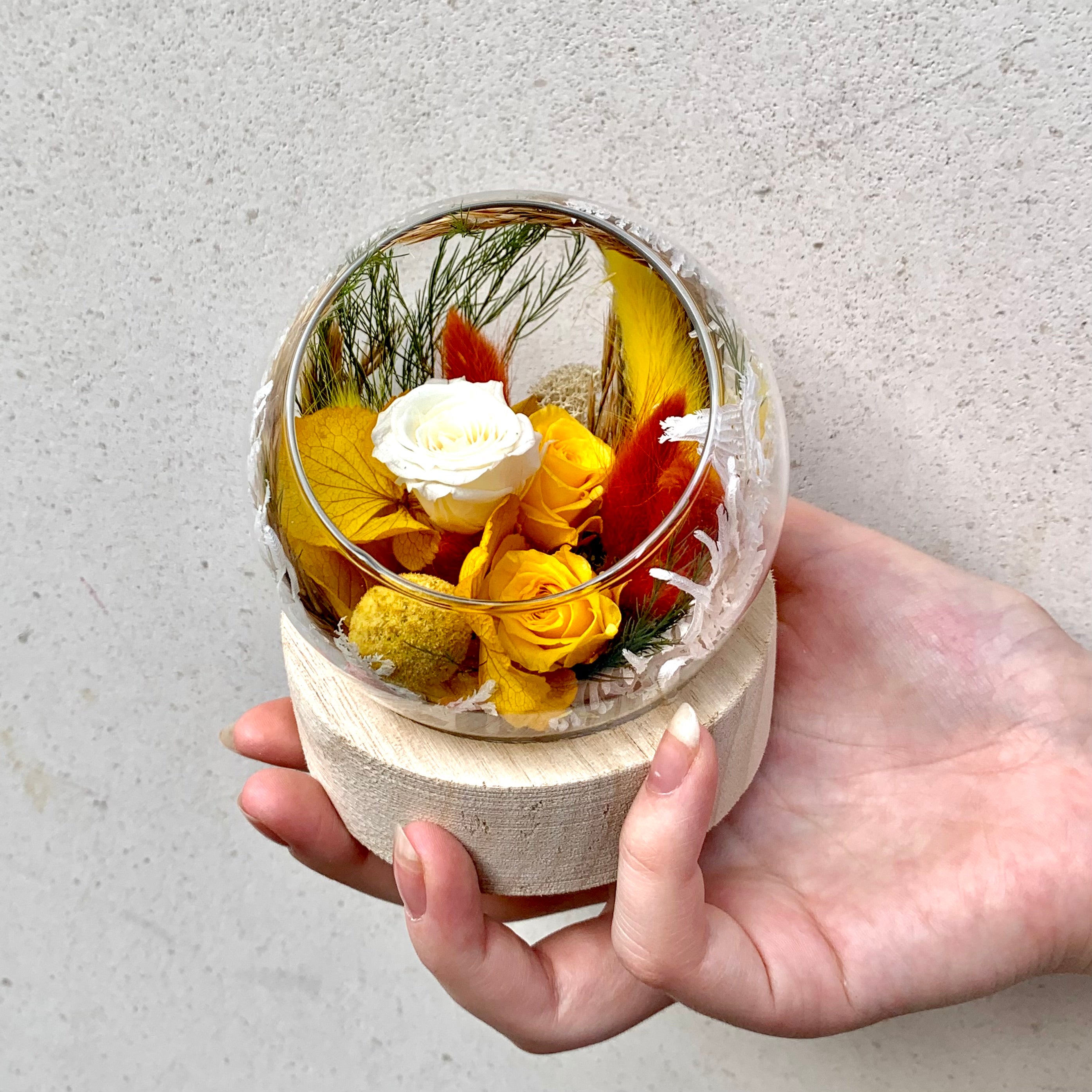 Ateliers Ouchamp Rue du Soleil bulle fleurs D10 cm