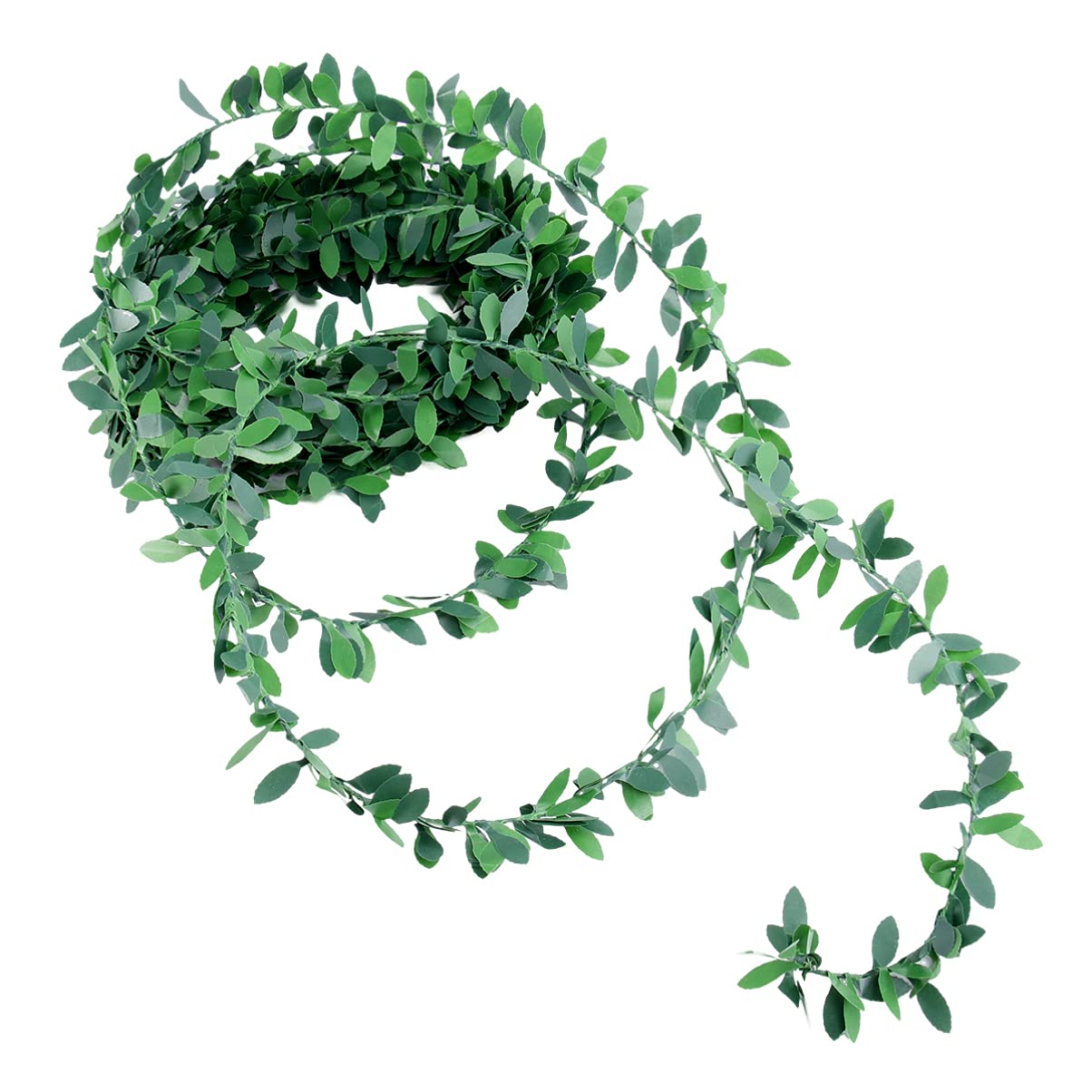 Winomo Guirlande lierre artificiel vert 5 m PVC tête et mur