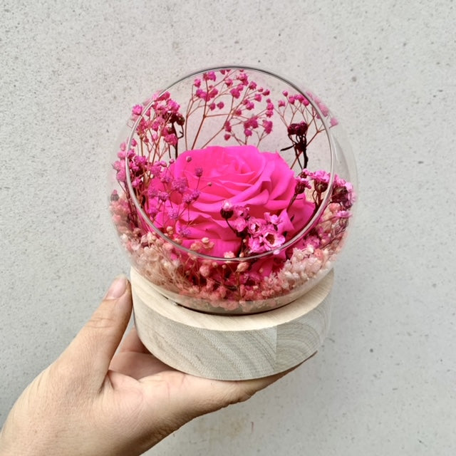 Ateliers Ouchamp Bulles Rue Duhesme bulle 13 cm rose