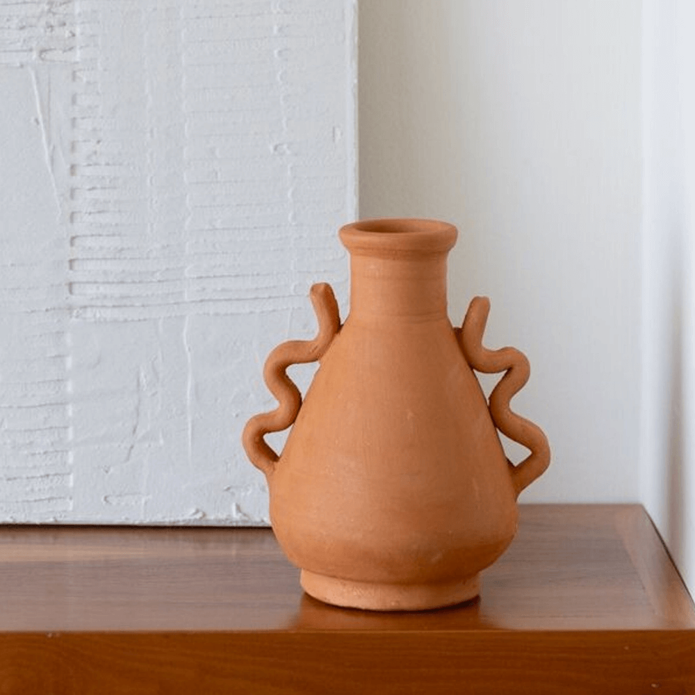 Flowrette Vases Carmen vase céramique terre 20 cm anses