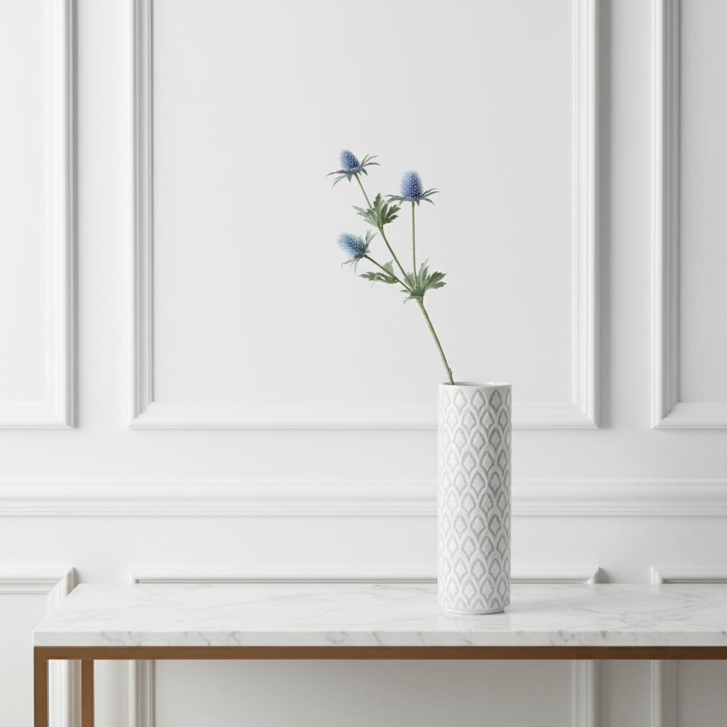 Sia Home Chardon tige artificielle bleue 43 cm