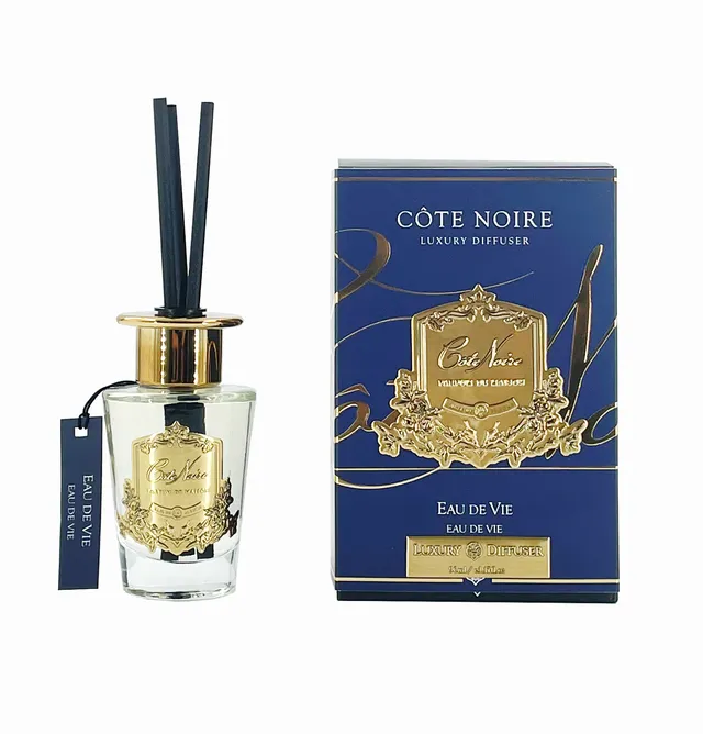 Côte Noire Diffuseur Eau de Vie gold bâtonnets 150ml mirabelle