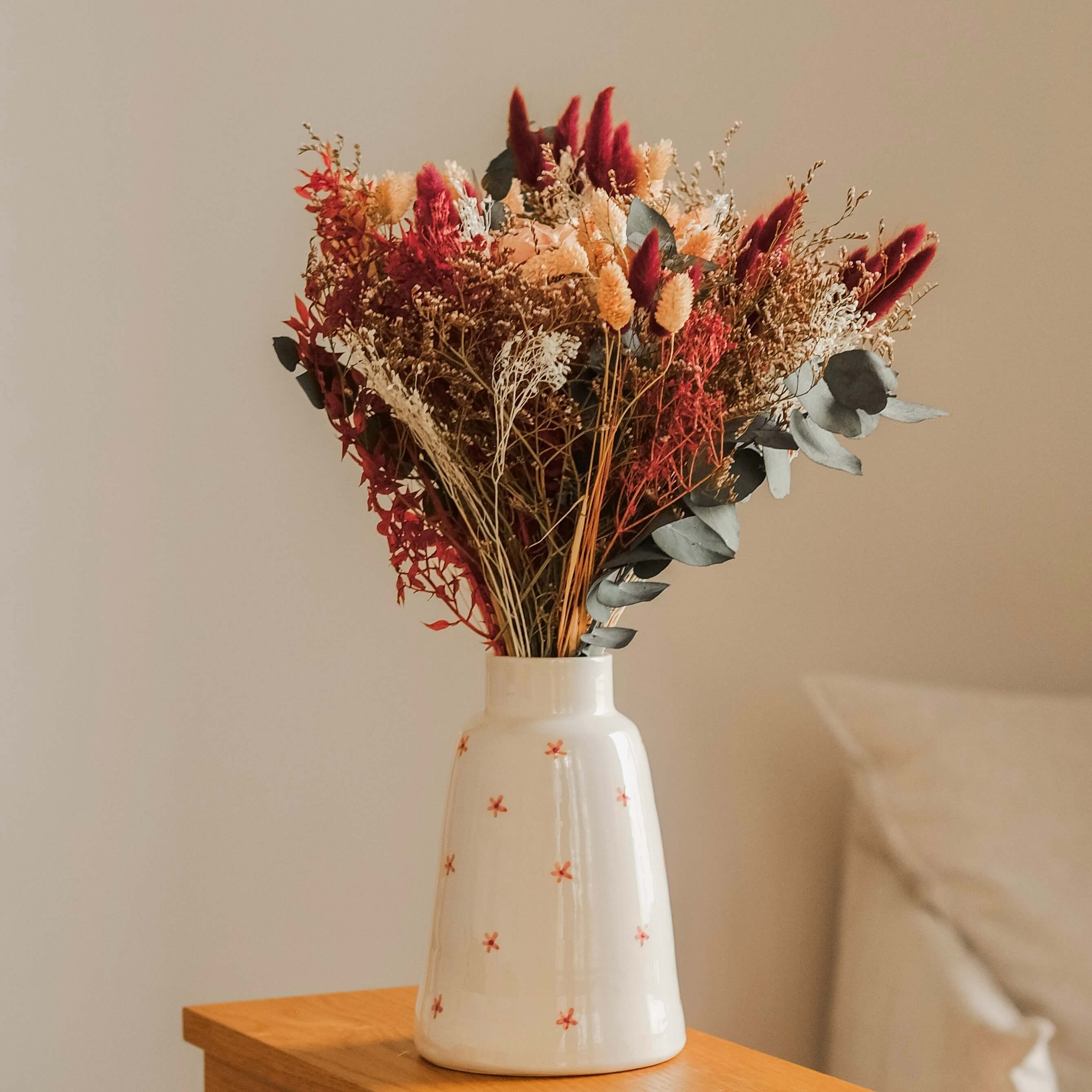Flowrette Oscar bouquet fleurs séchées taille M printanier