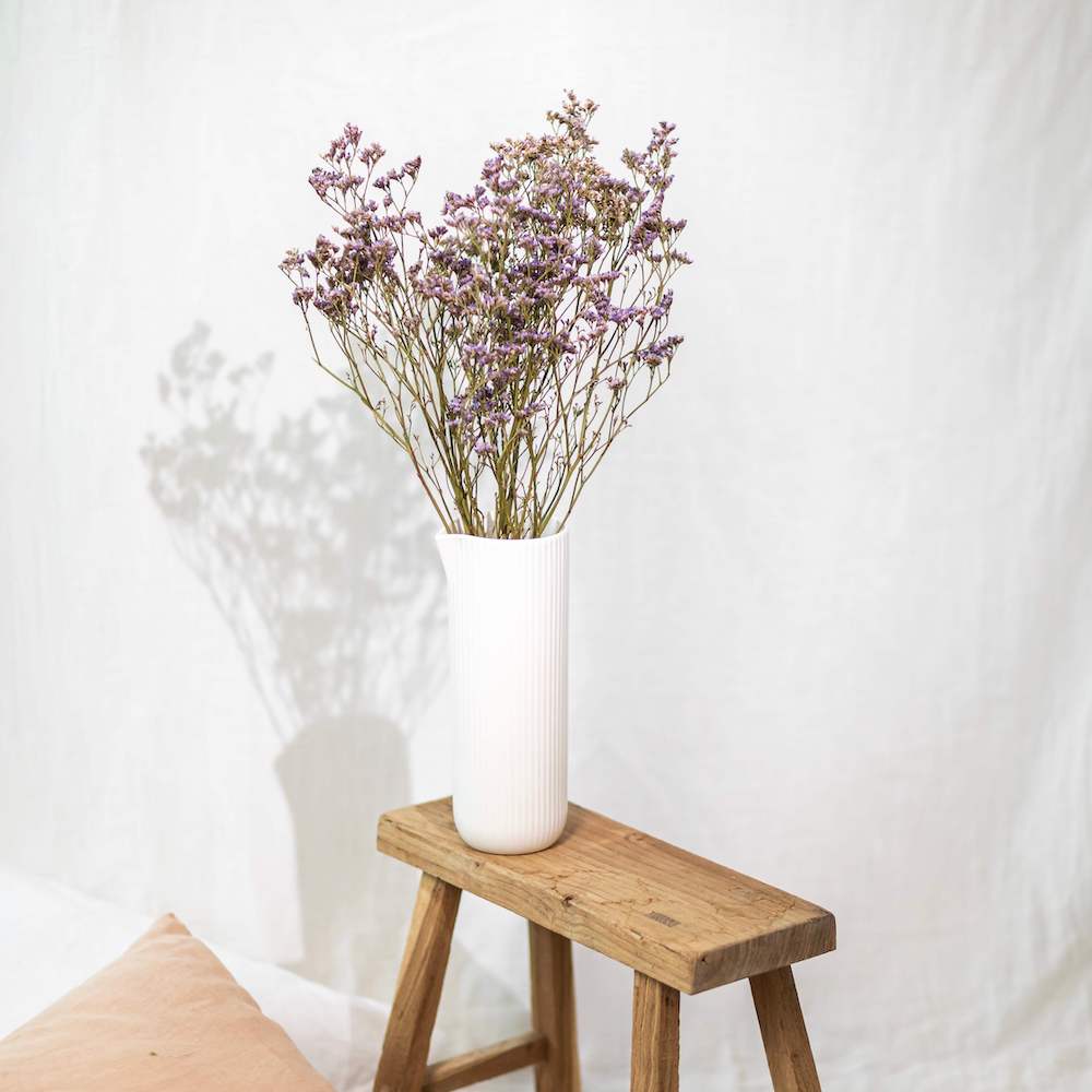 Flowrette Limonium violet fleur séchée botte x1 volume