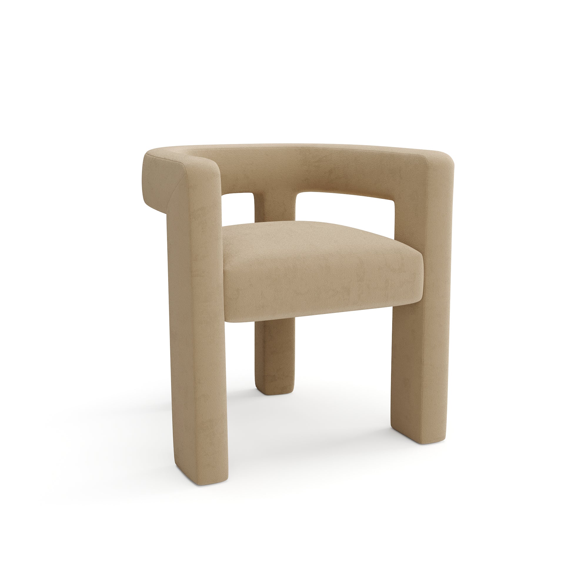 Sia Home Alya fauteuil beige assise enveloppante tissu