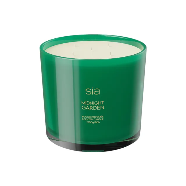 Sia Home Midnight Garden L bougie parfumée verte