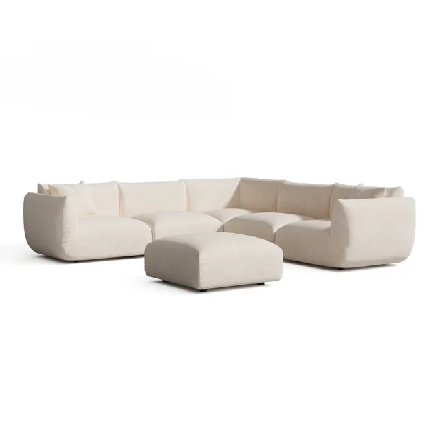 Sia Home Nooma canapé d'angle panoramique 8 places modulable