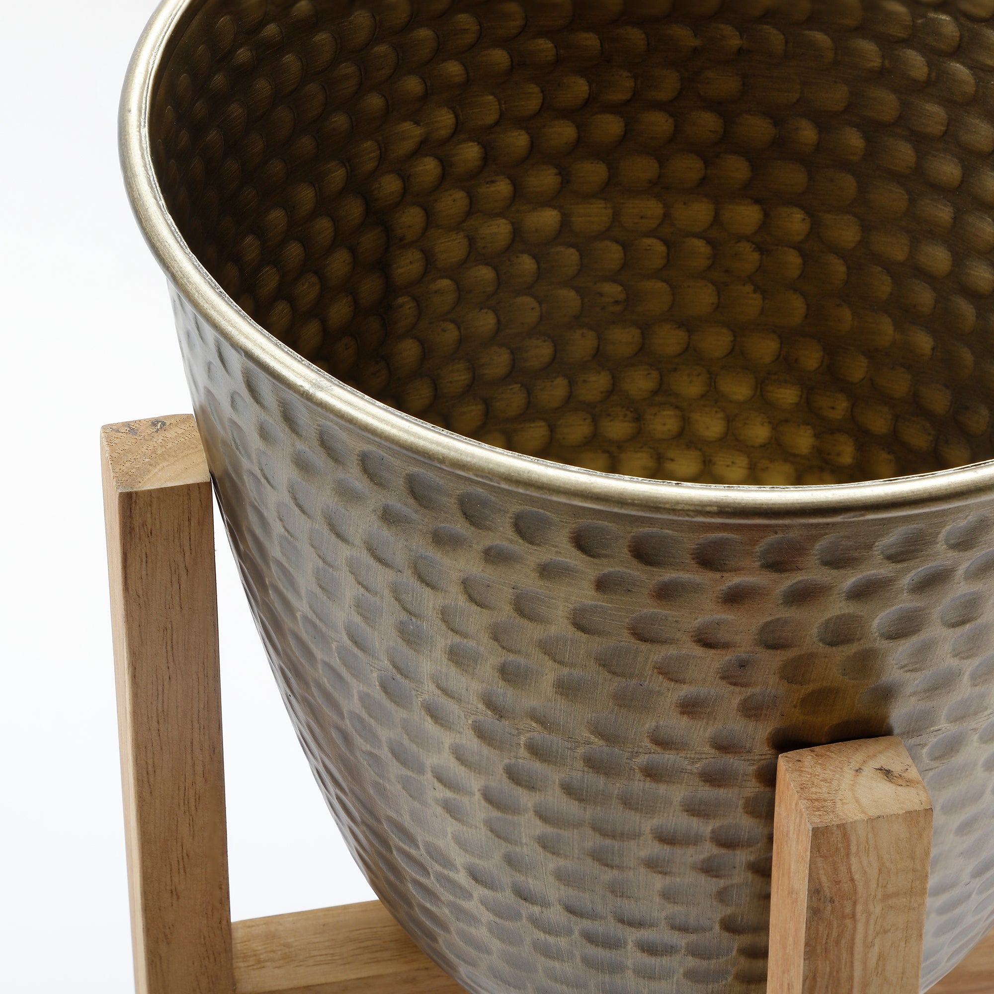 Sia Home Cache-Pot Mirae pot métal doré 64,5 cm
