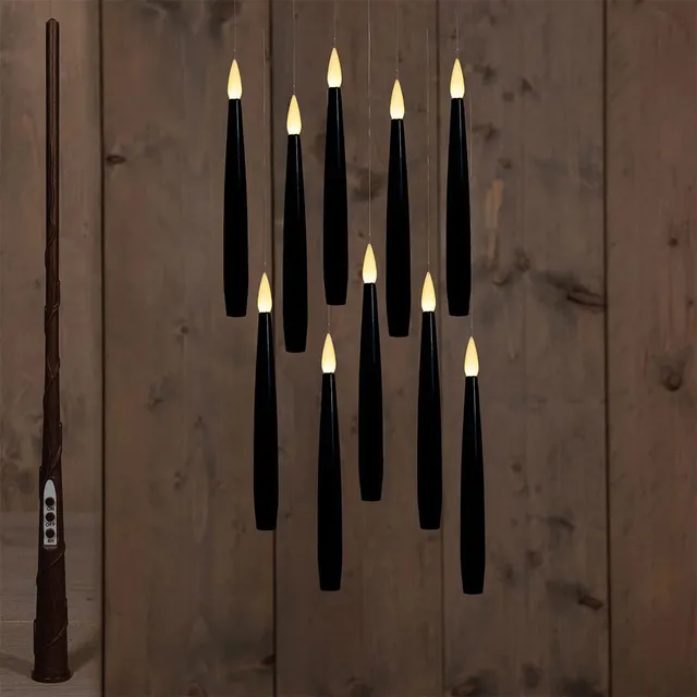 Feuillazur Rungis Produits de saison Bougies LED flottantes noires