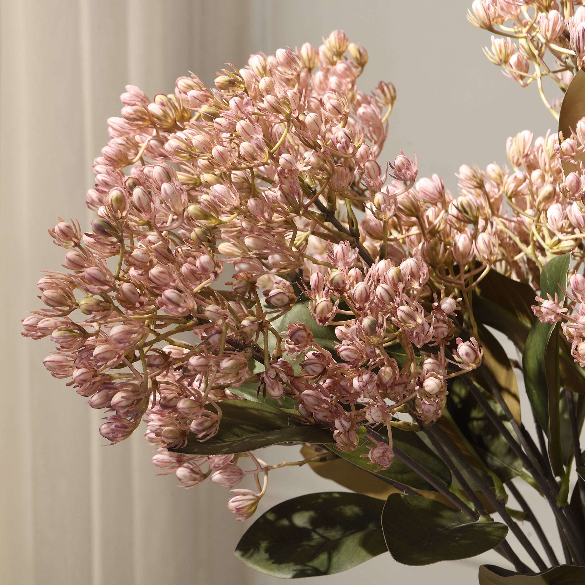 Sia Home Sedum Tige 80 cm fleur artificielle blanc