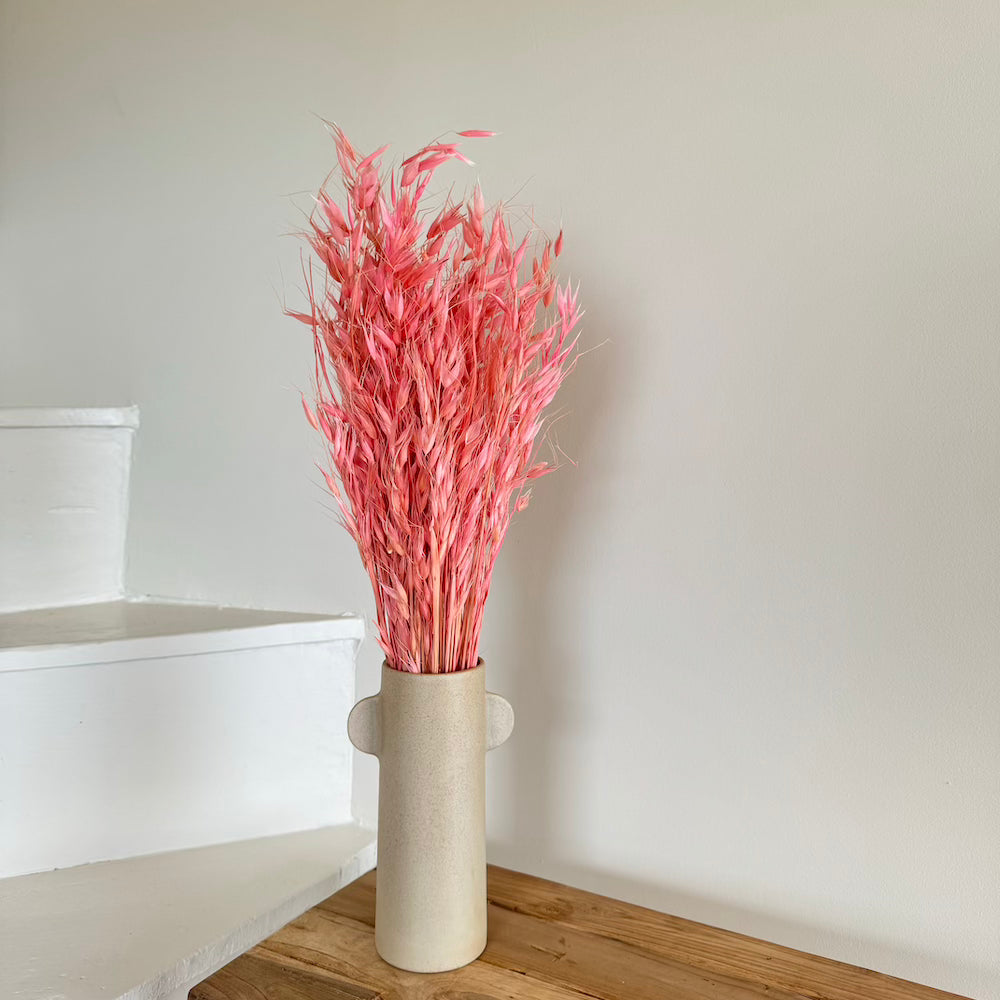 Flowrette Avoine botte séchée vieux rose x1