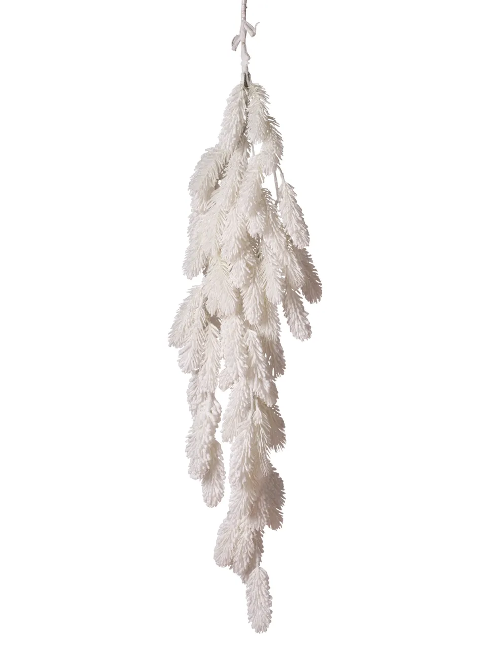 Feuillazur Rungis Chute de pin feuillage artificiel blanc