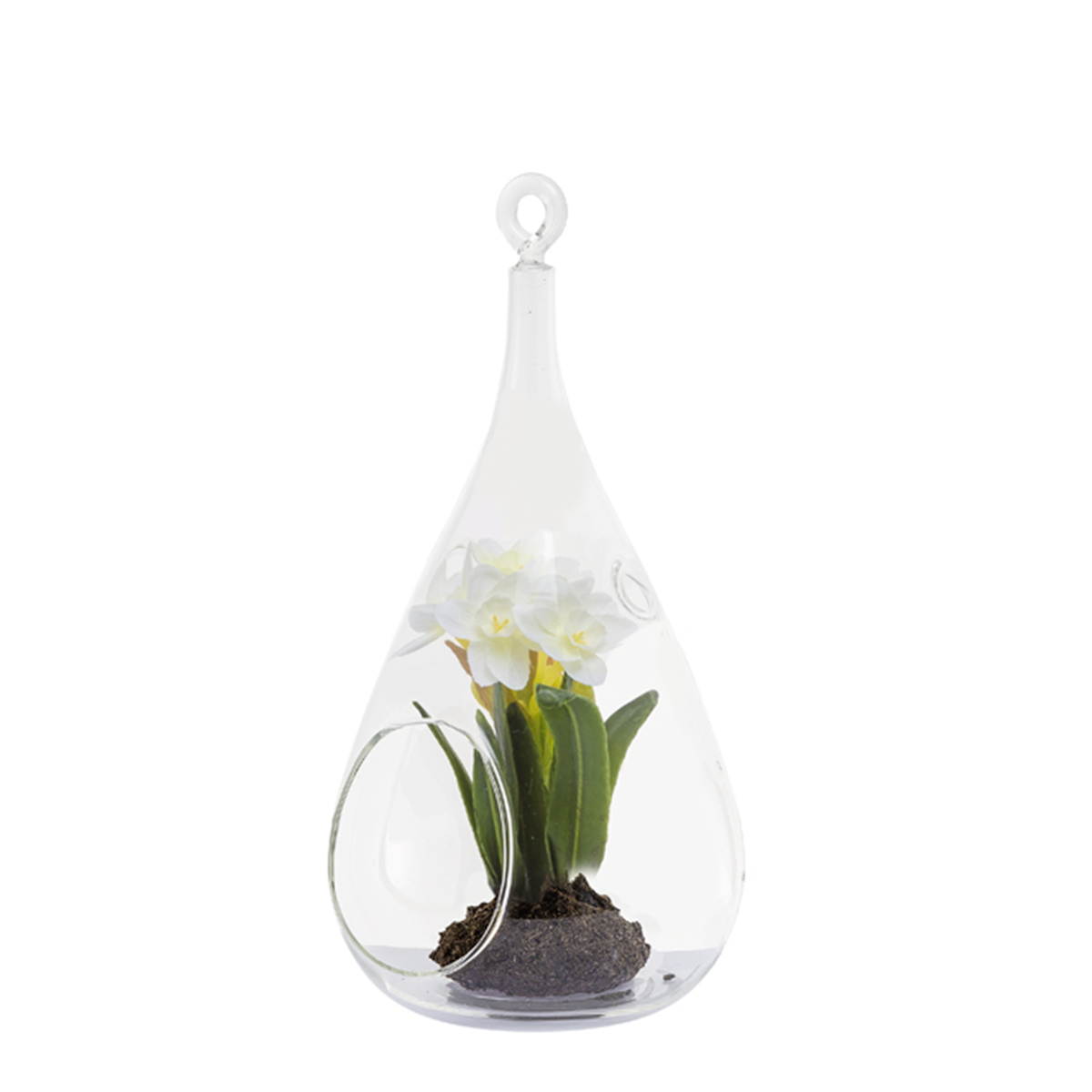 Sia Home Narcisse Composition à Suspendre fleur artificielle blanc