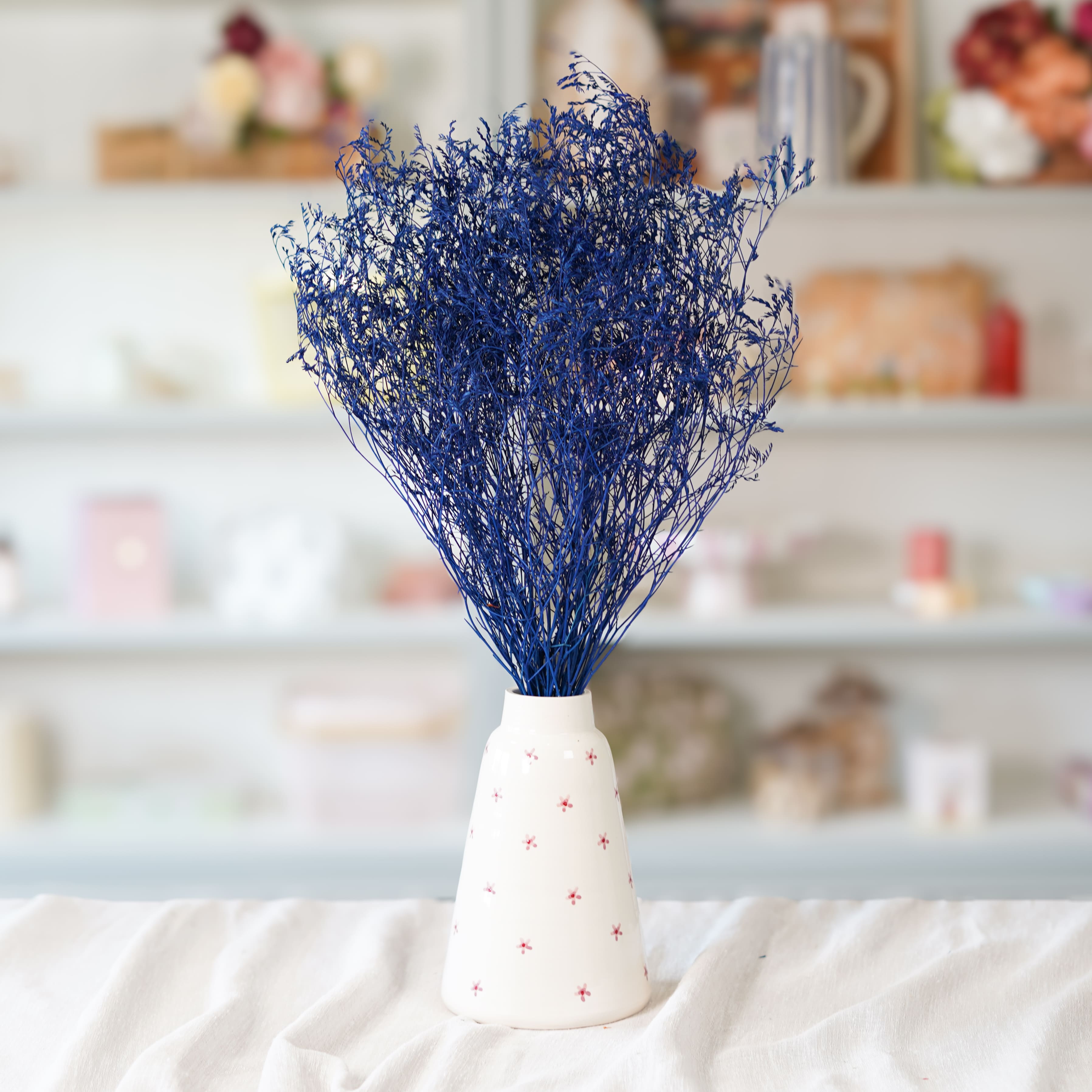 Flowrette Fleurs séchées botte statice marina bleue fleur séchée x1