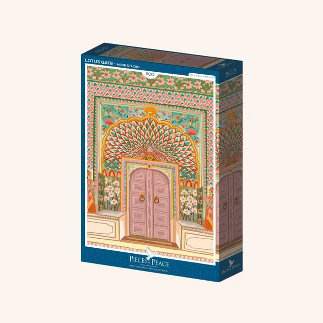 Flowrette Lotus Gate puzzle 500 pièces fleurs