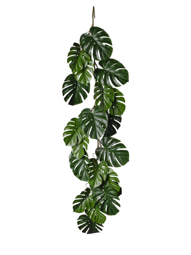 Feuillazur Rungis Artificiels Guirlande monstera vert 137cm