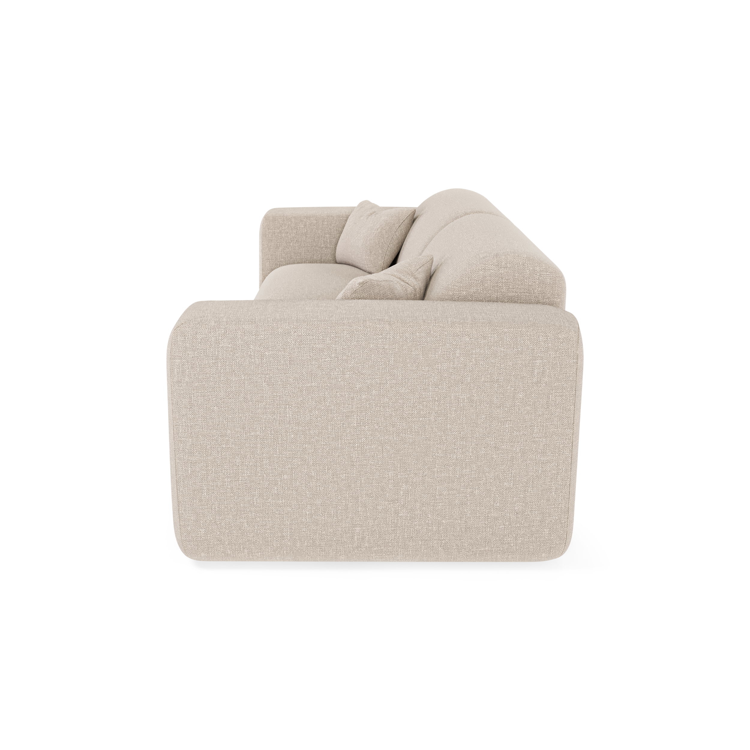 Sia Home Myra canapé convertible beige arrondi