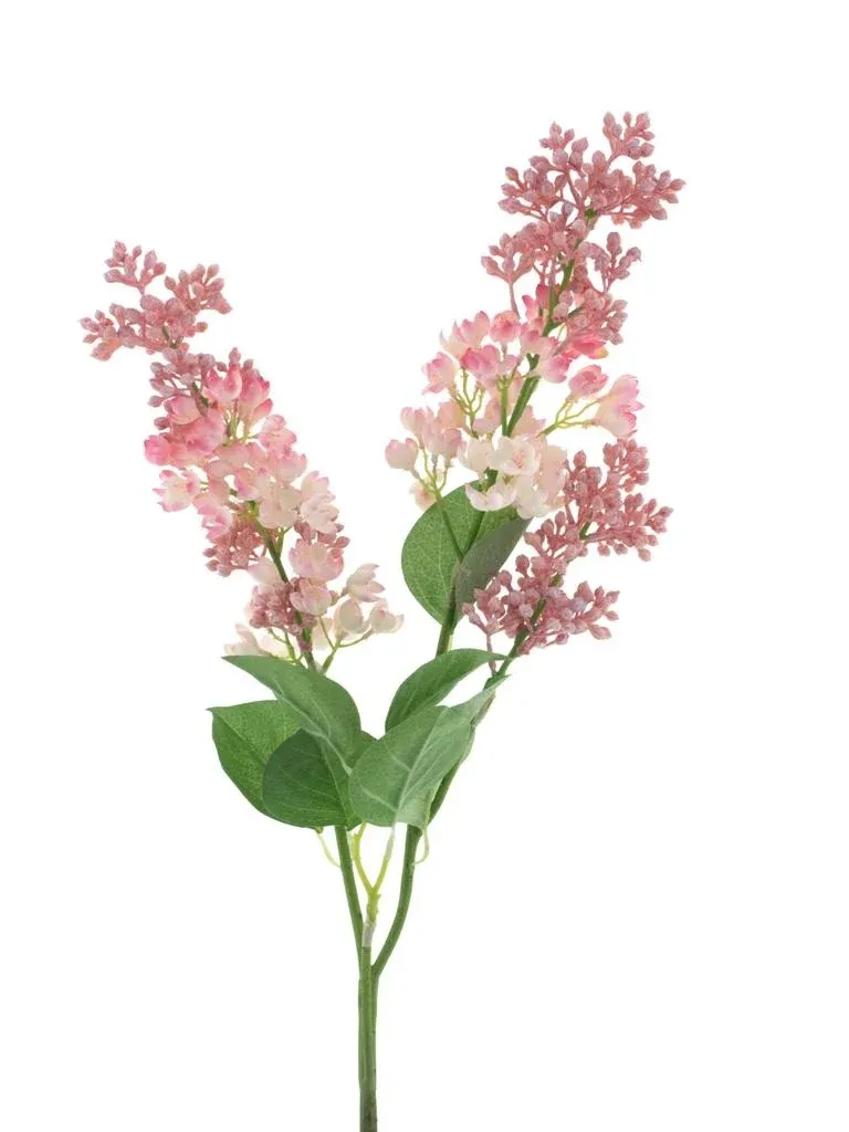Feuillazur Rungis Seringa artificiel rose 88cm sans entretien