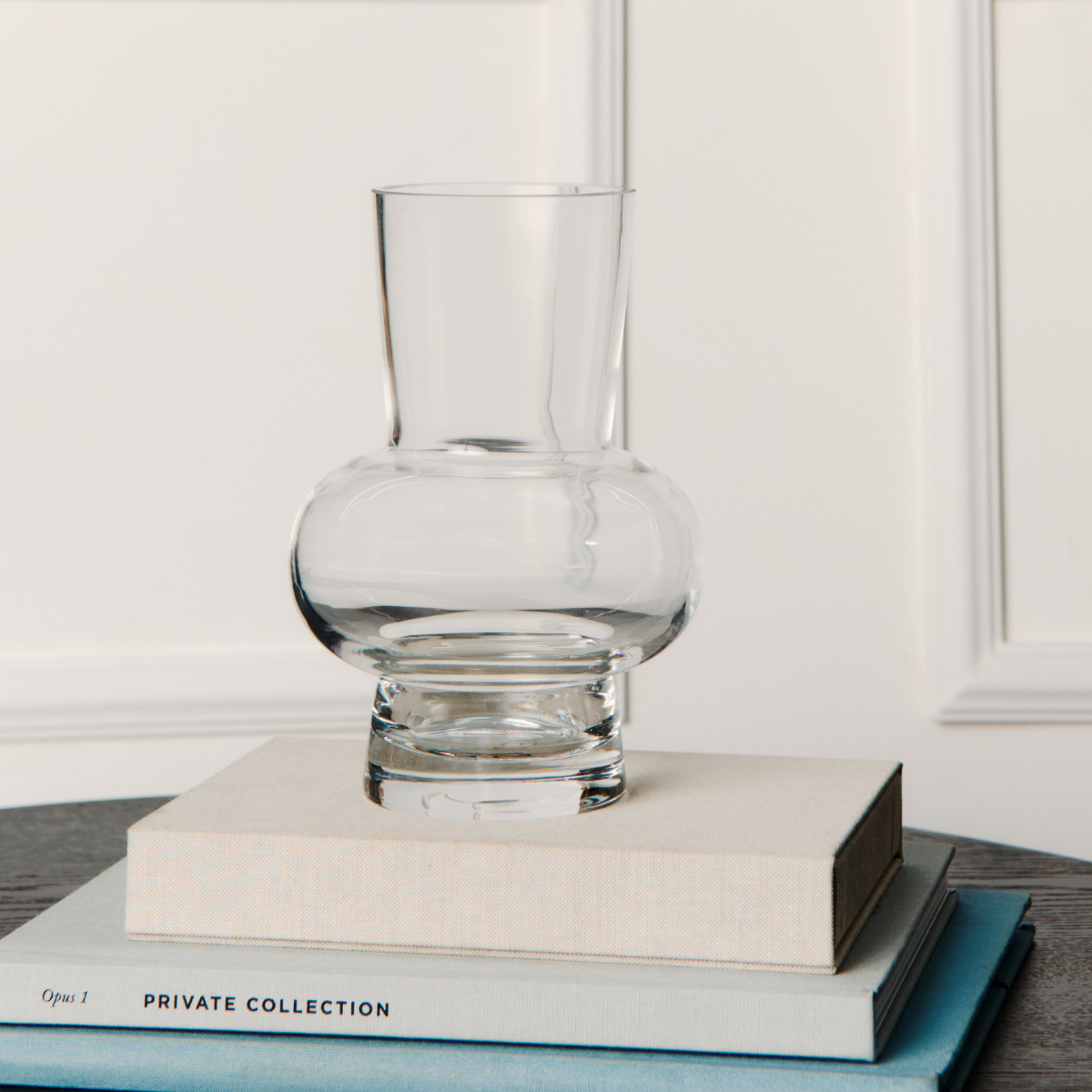 Sia Home Bubble vase verre transparent 20 cm
