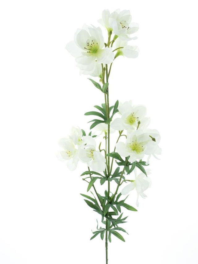 Feuillazur Rungis Delphinium fleur artificielle Rose 84cm