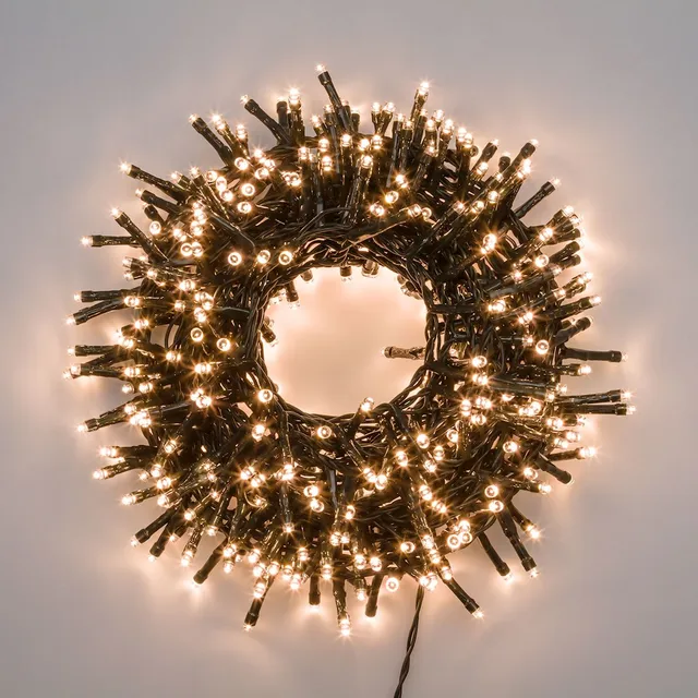 Feuillazur MiniCluster 3000 LED guirlande blanc chaud 64,5 m
