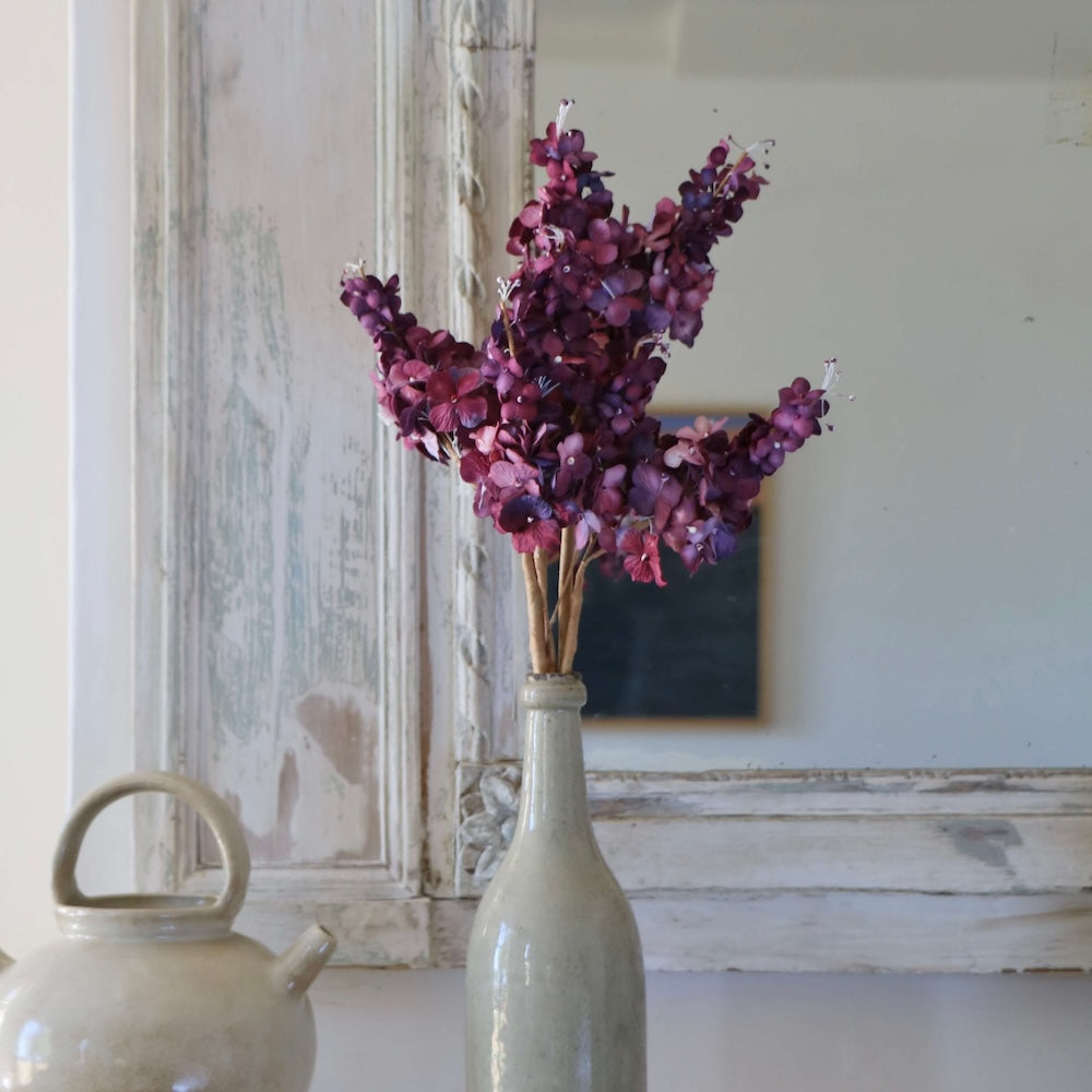 Flowrette Fleurs en papier Hortensia fleur papier violet x1