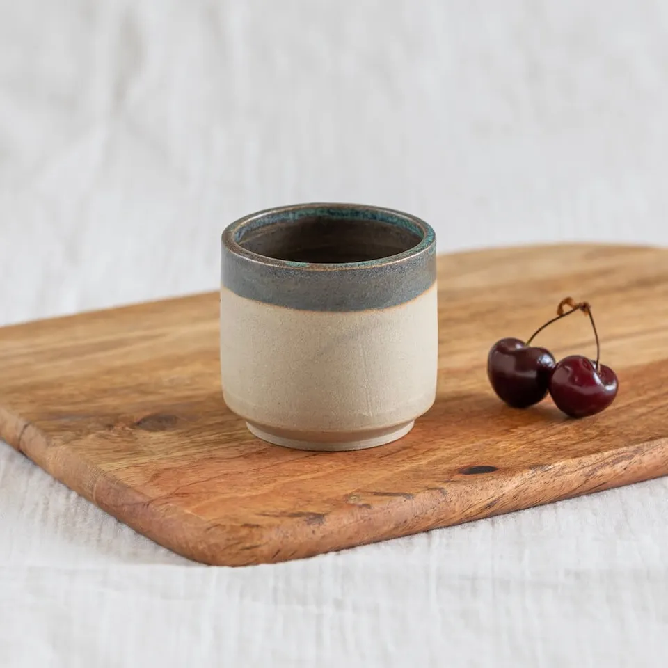 Flowrette Calista petite tasse céramique verte 7 cl x1