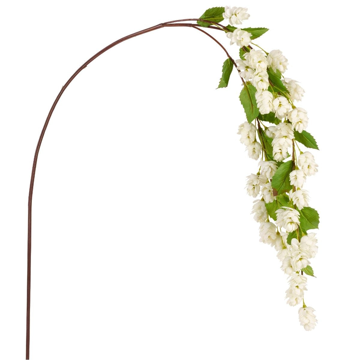 Sia Home Houblon Tombante tige artificielle blanc 129 cm