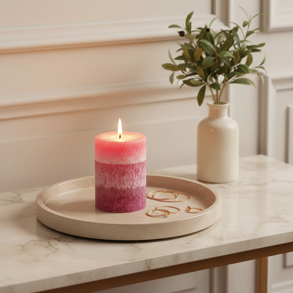 Sia Multi bougie parfumée 350 g rose