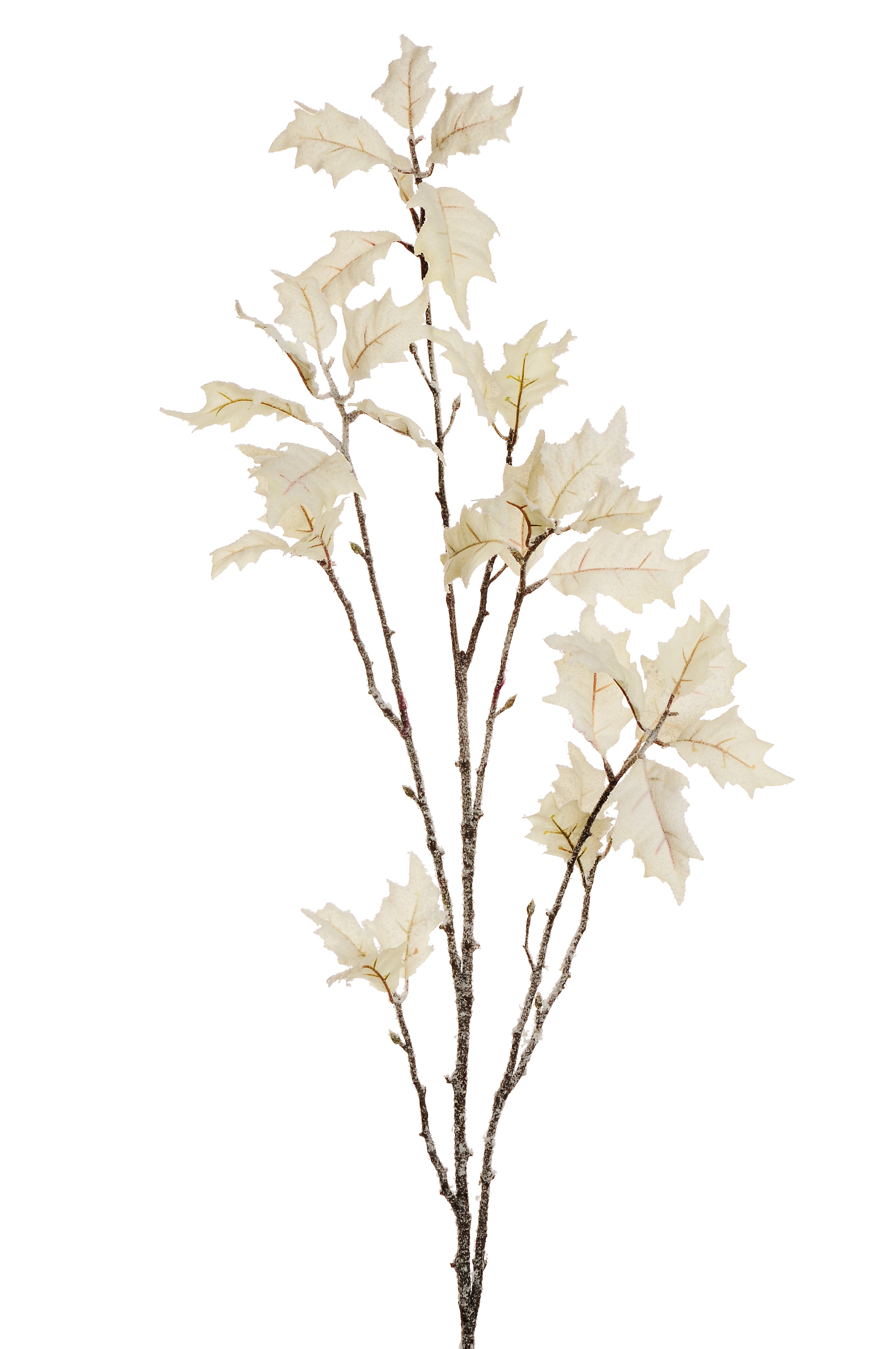 Feuillazur Rungis Branche feuillage blanc artificiel 114cm