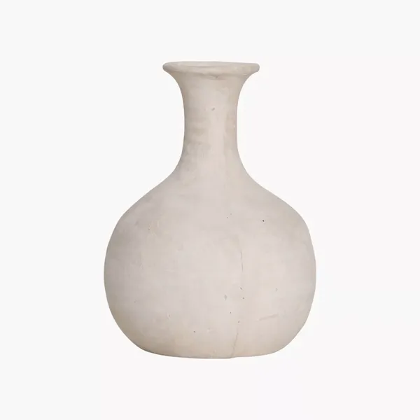 Flowrette Jalor vase papier mâché 20x20x27 cm beige