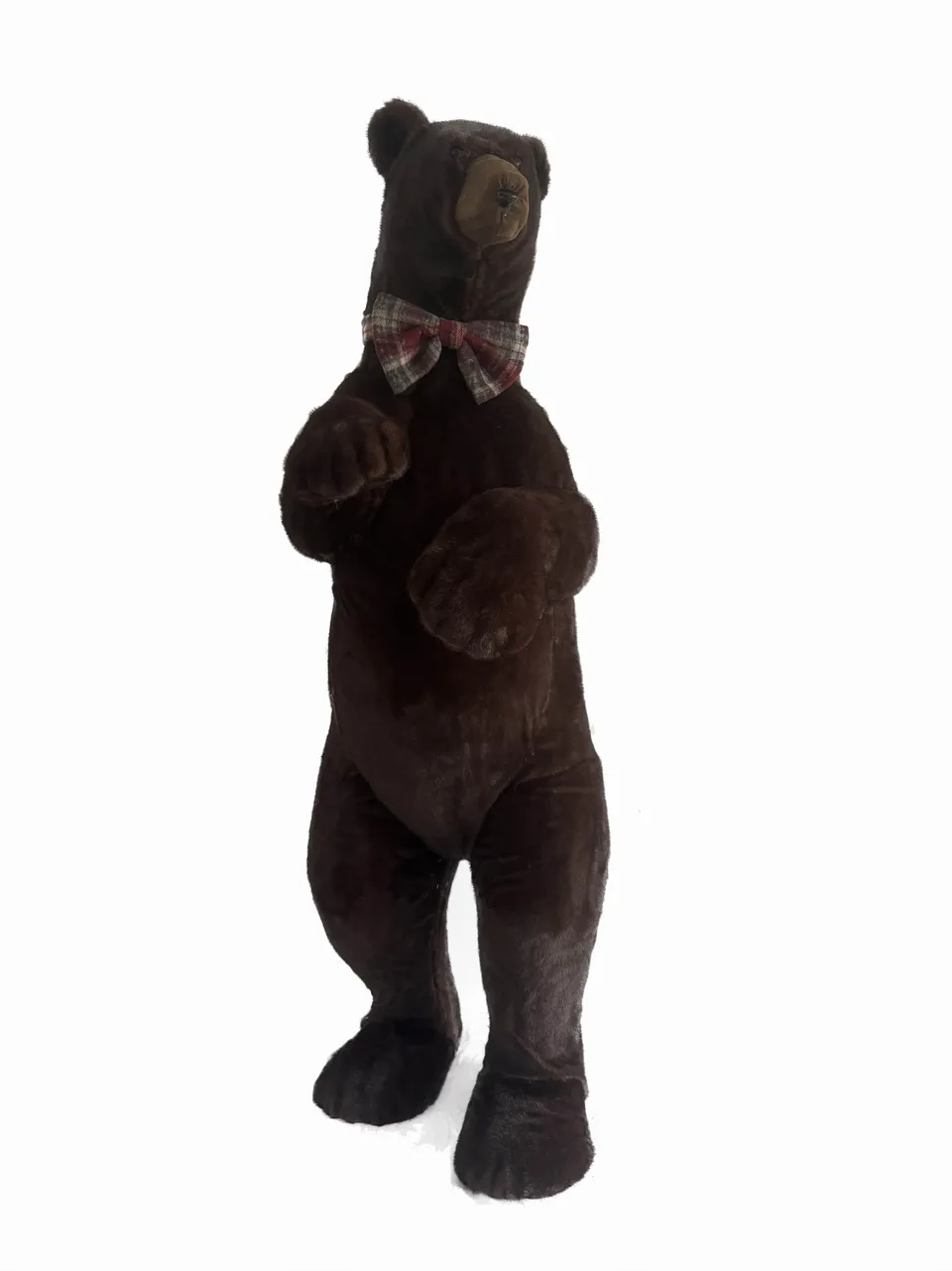 Feuillazur Rungis Ours Brun personnage Noël 51x50x101cm