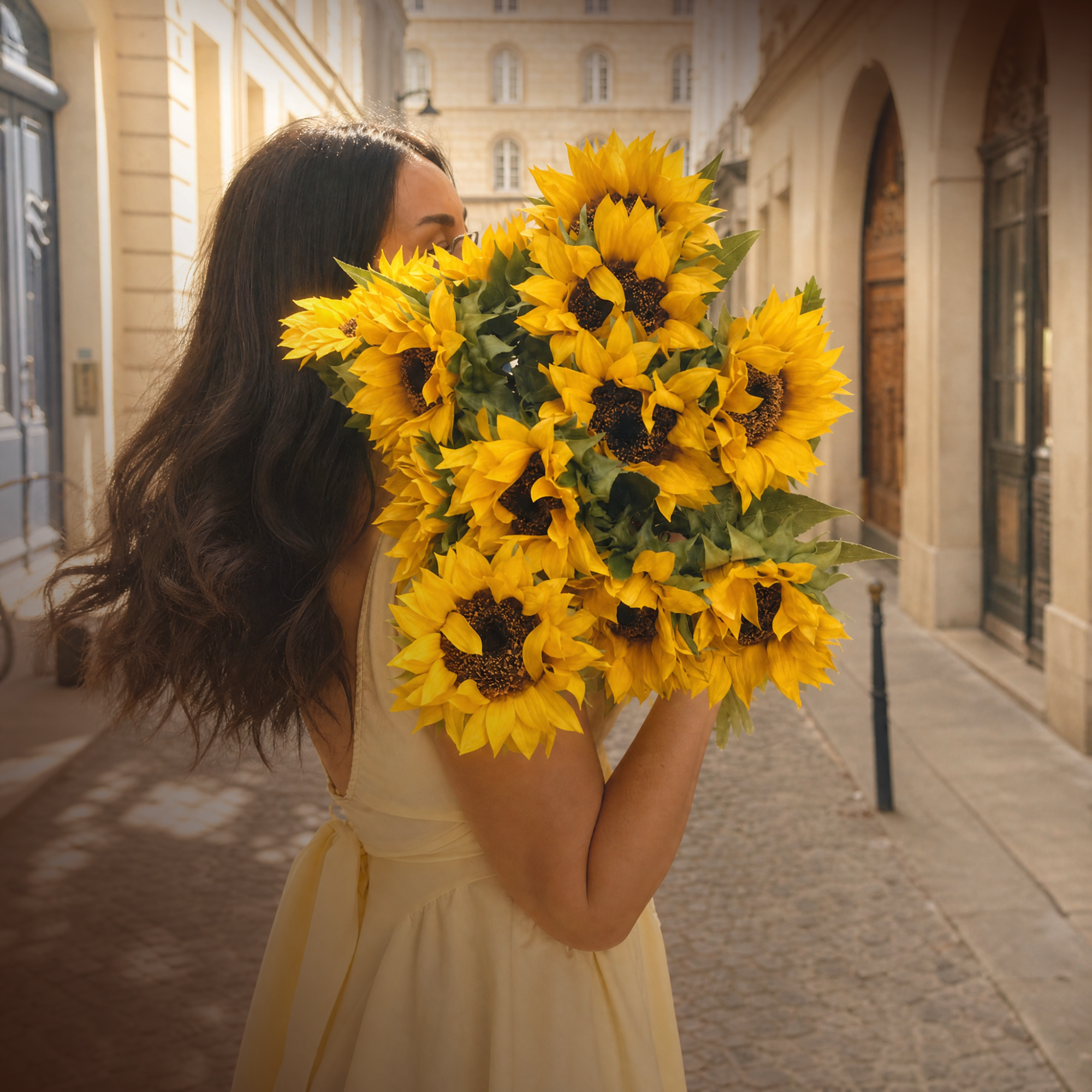 Sia Home Tournesol tige artificielle 70 cm jaune